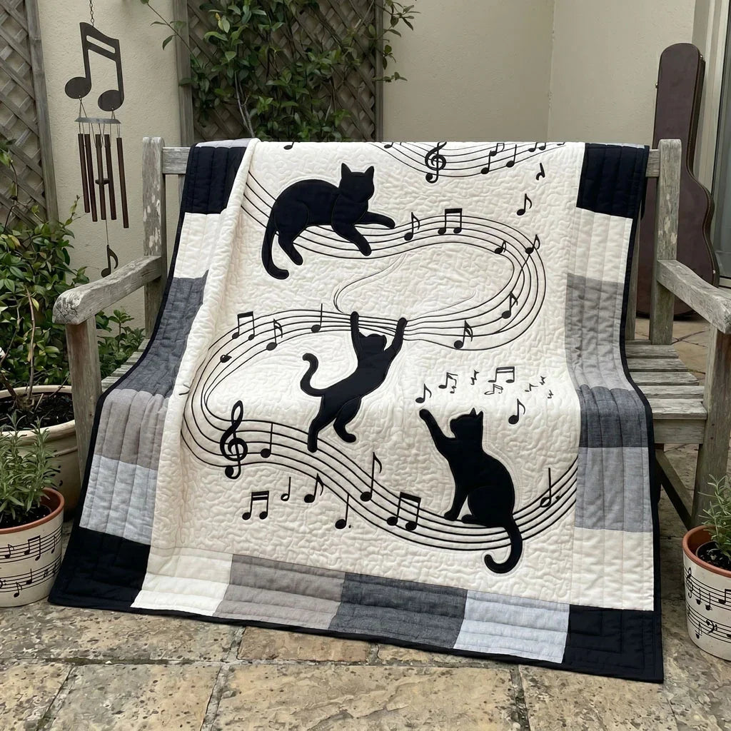 Harmony Paws Quilt Blanket