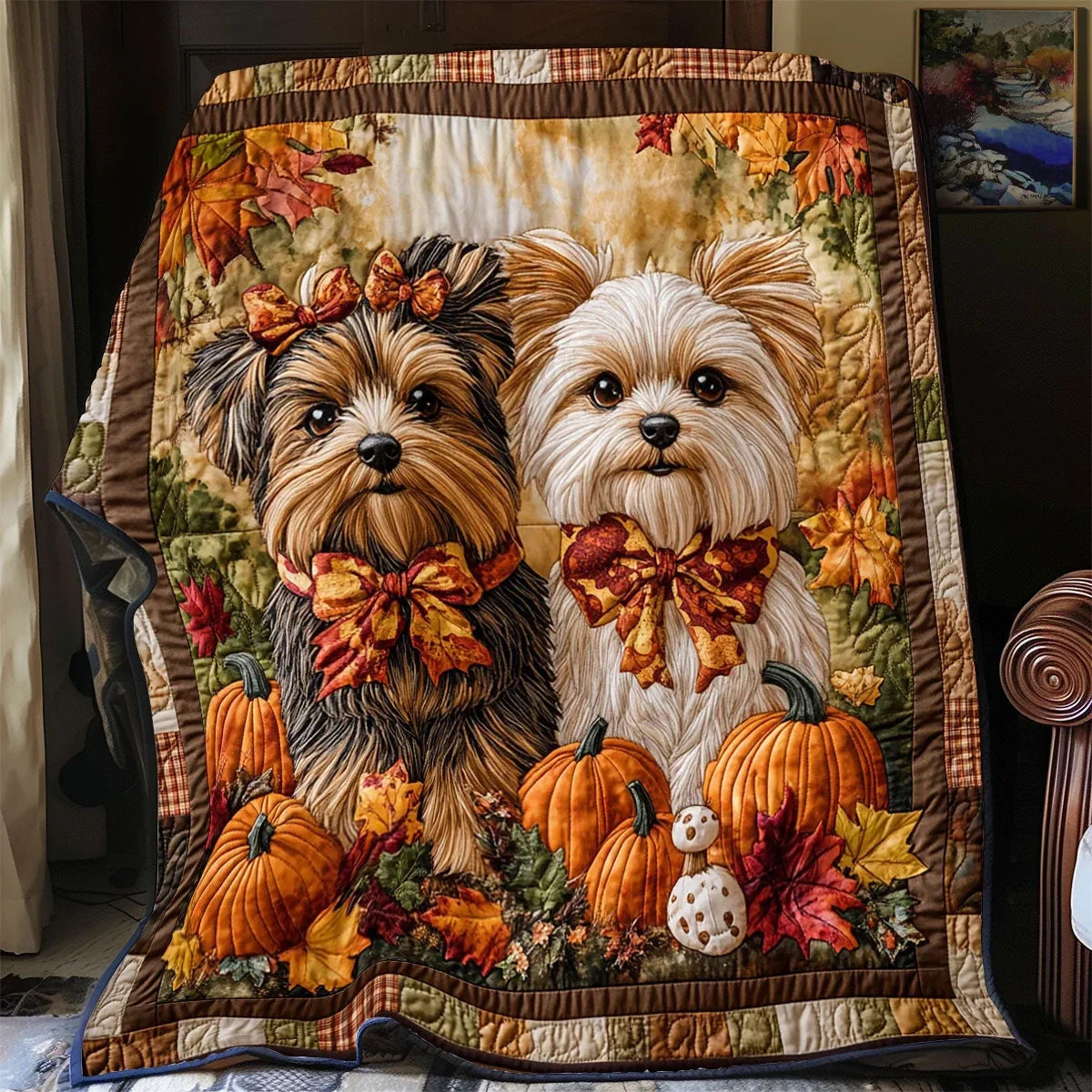 Harvest Companions Quilt Blanket