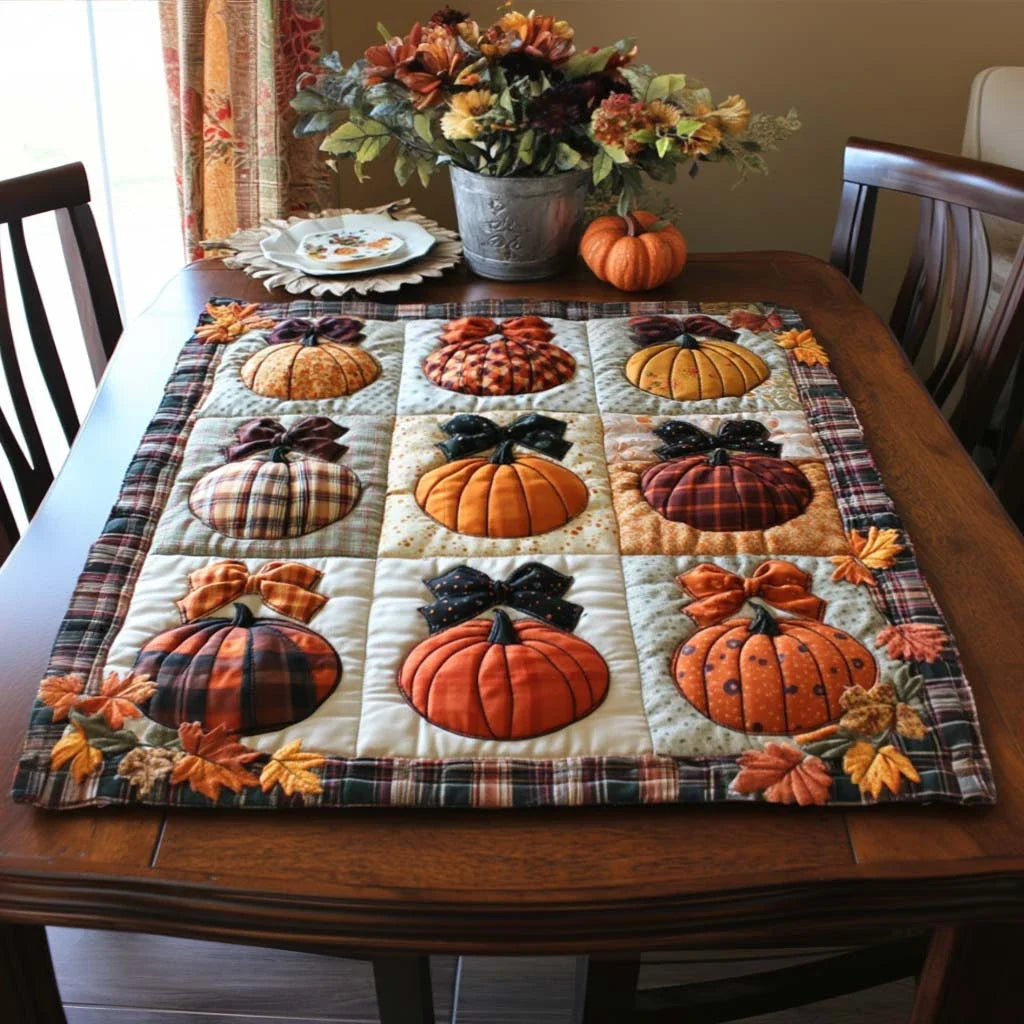 Harvest Cozy Lane Quilted Table Topper