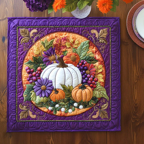 Harvest Days Quilted Table Topper