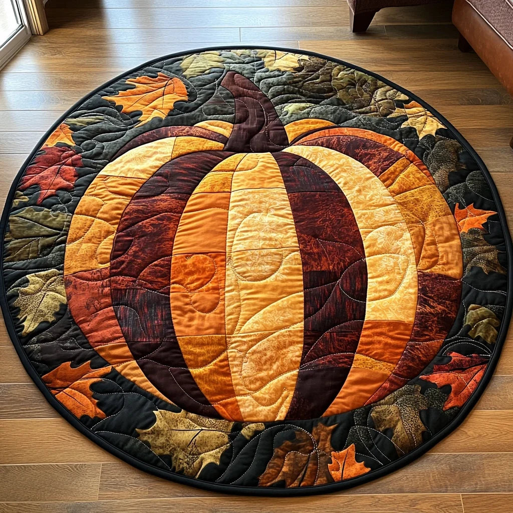 Harvest Dreams Quilted Round Mat