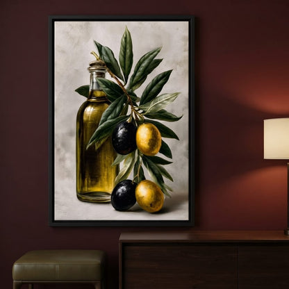 Harvest From The Mediterranean Grove Canvas Wall Art