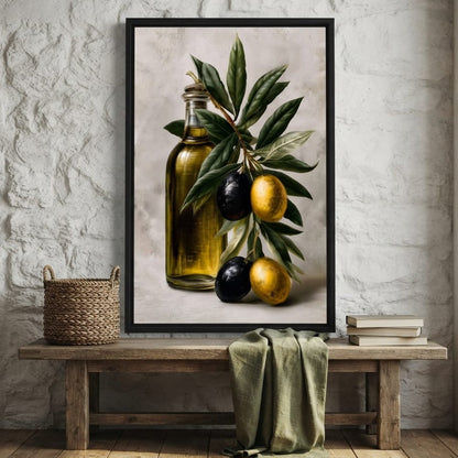 Harvest From The Mediterranean Grove Canvas Wall Art