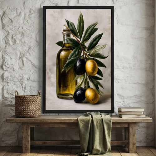 Harvest From The Mediterranean Grove Canvas Wall Art