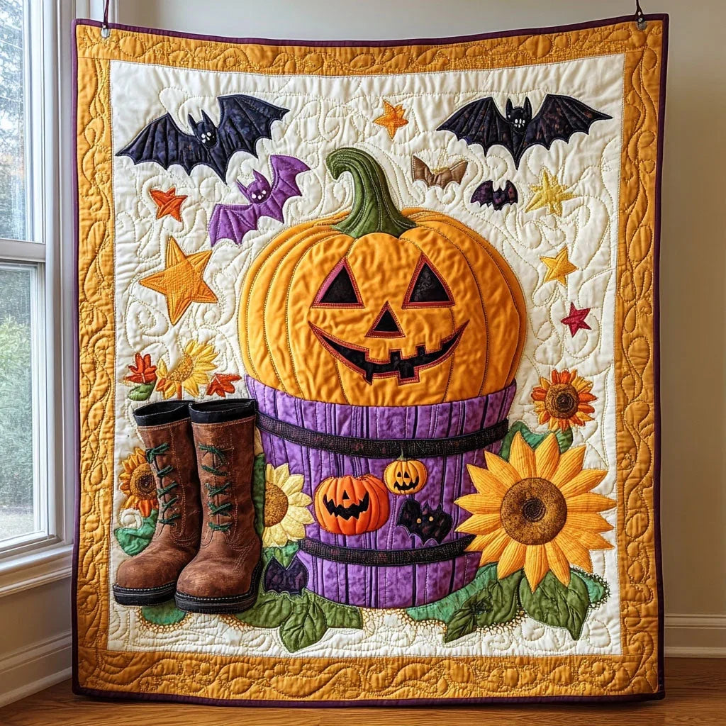 Harvest Mischief Quilt Blanket
