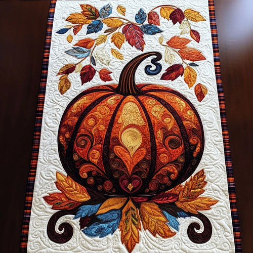 Harvest Moonlight Quilted Table Runner