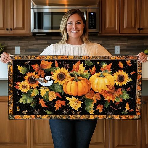 Harvest Time Quilted Table Runner