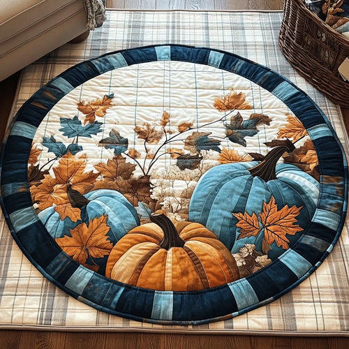 Harvest Warmth Quilted Round Mat