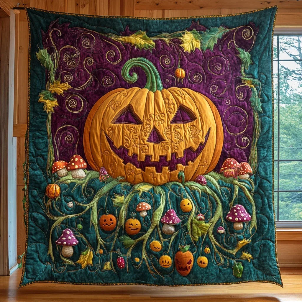 Harvest Whimsy Quilt Blanket