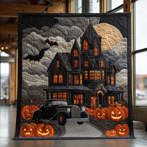 Haunted Horizon Quilt Blanket