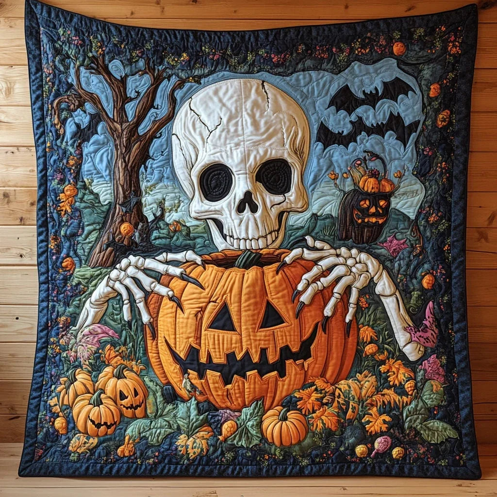 Haunted Husk Quilt Blanket
