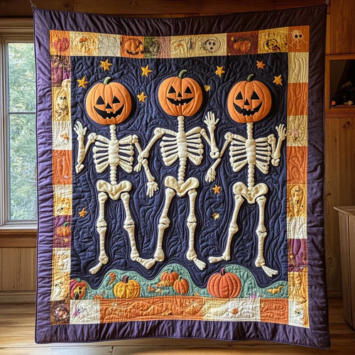 Haunted Trio Quilt Blanket