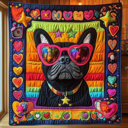 Heart Vibes Quilt Blanket