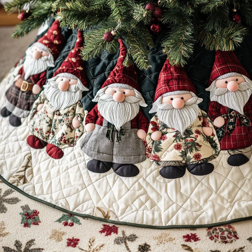 Hearthside Helpers Quilted Christmas Tree Skirt
