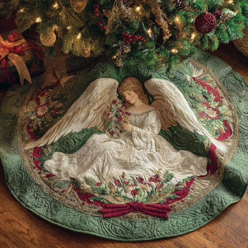 Heaven Grace Quilted Tree Skirt