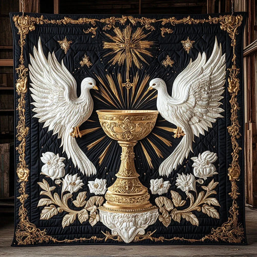 Heavenly Dove Quilt Blanket