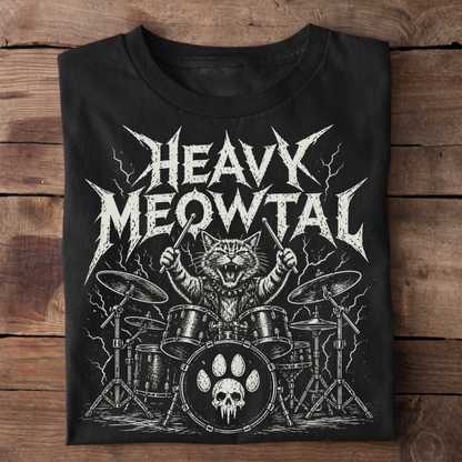 Heavy Meowtal T-Shirt