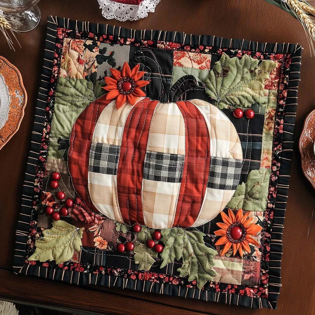 Hello Fall Beauty Quilted Table Topper