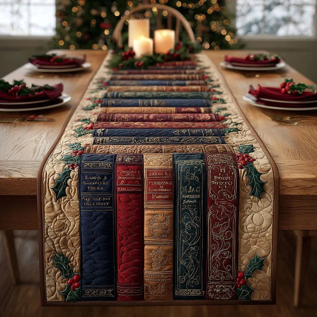 Heritage Bookrun Quilted Table Runner