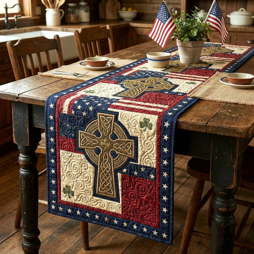 Heritage Cross Quilted Table Runner