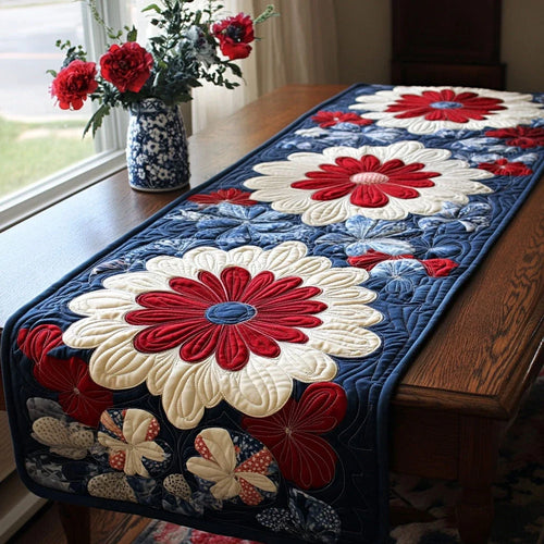 Heritage Garden Glow Quilted Table Runner