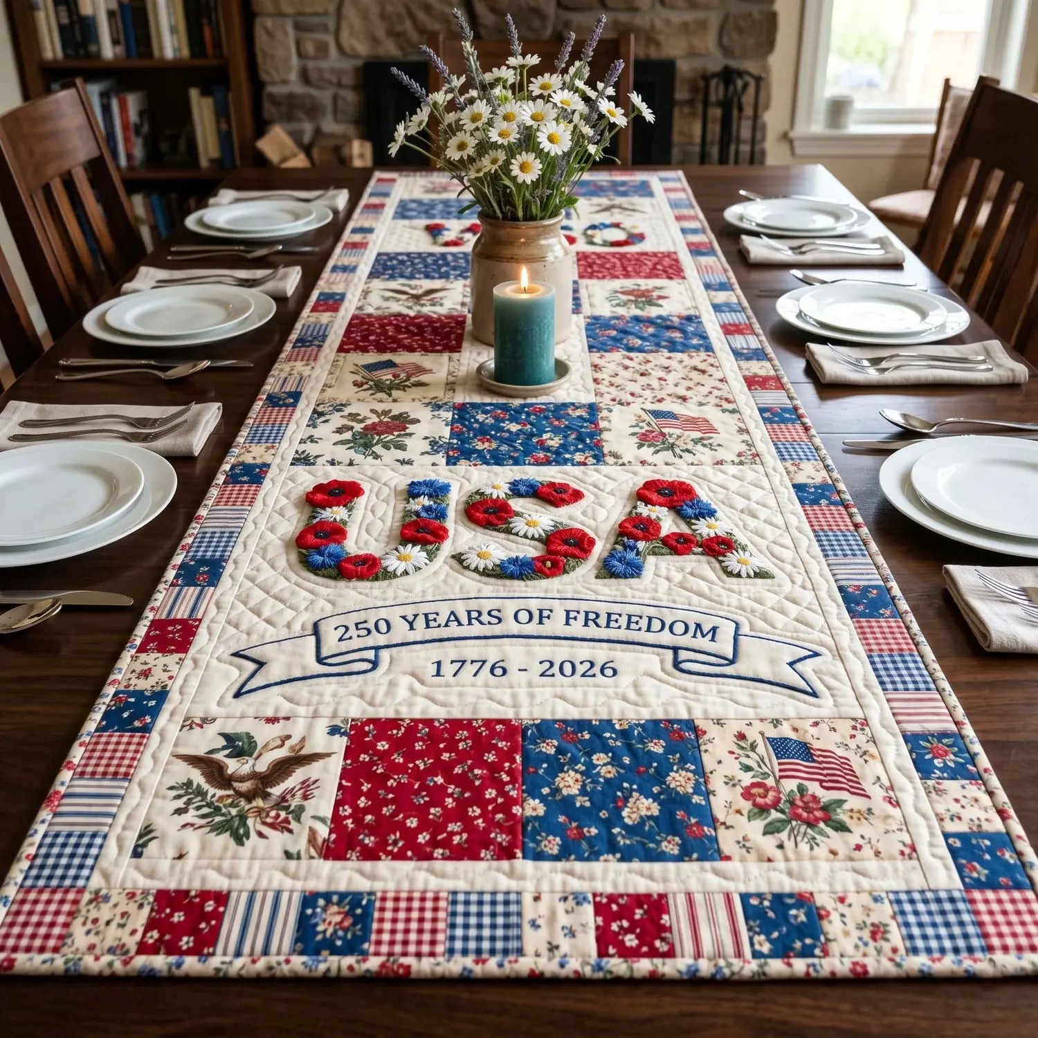 Heritage Legacy Quilted Table Runner