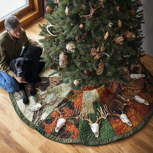 Heritage of the Wild Christmas Quilted Tree Skirt