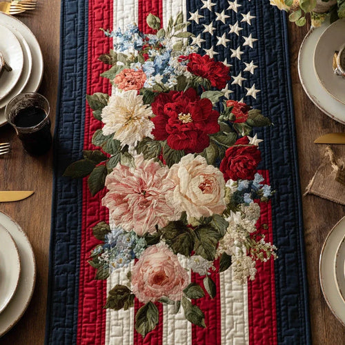 Heritage Stars Quilted Table Runner