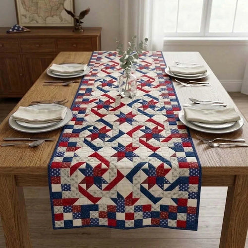 Heritage Trail Quilted Table Runner