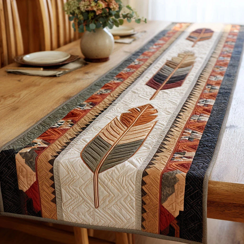 Heritage Weave Quilted Table Runner