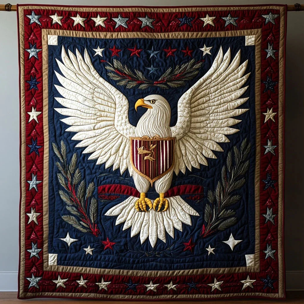 Heroic Flight Quilt Blanket