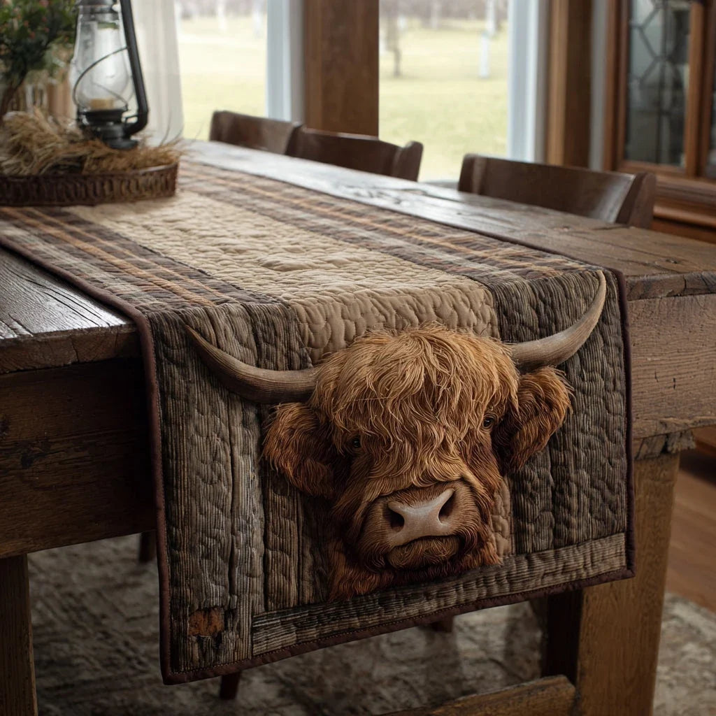 Highland Breeze Quilted Table Runner