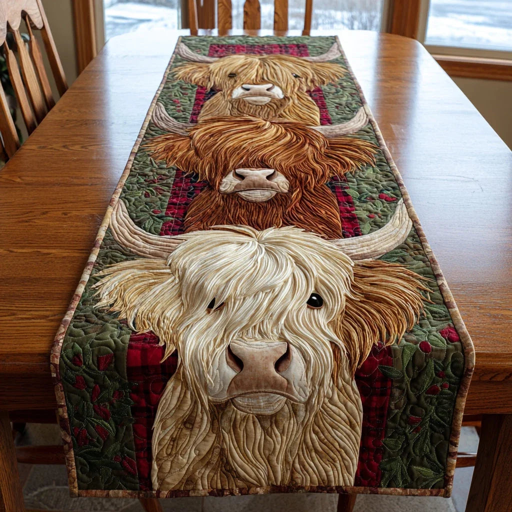 Highland Charm Quilted Table Runner