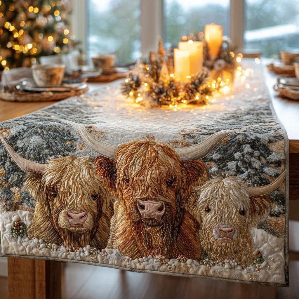 Highland Glow Quilted Table Runner