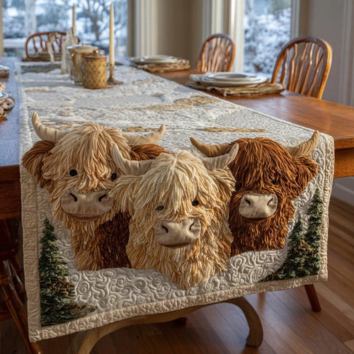 Highland Haven Quilted Table Runner
