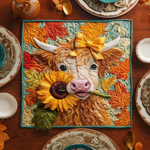 Highland Hideaway Quilted Table Topper