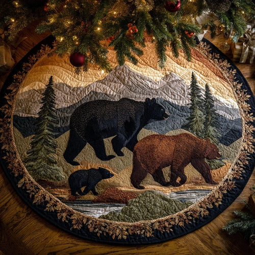 Highland Wanderers Quilted Round Mat
