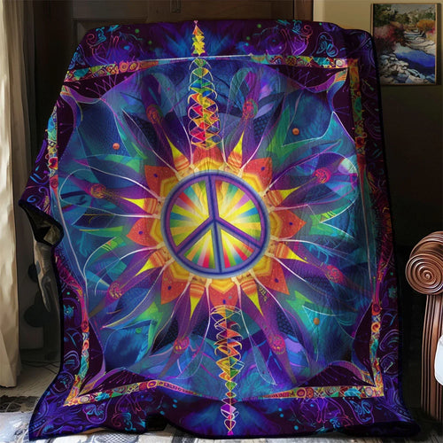Hippie Sun Quilt Blanket