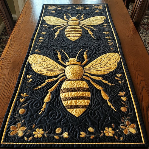 Hive of Happiness Quilted Table Runner