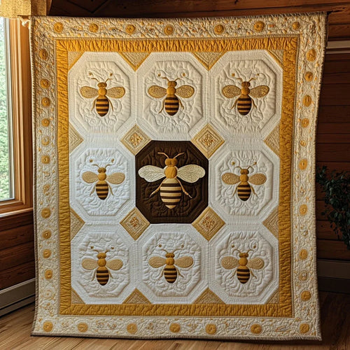 Hive Patch Quilt Blanket