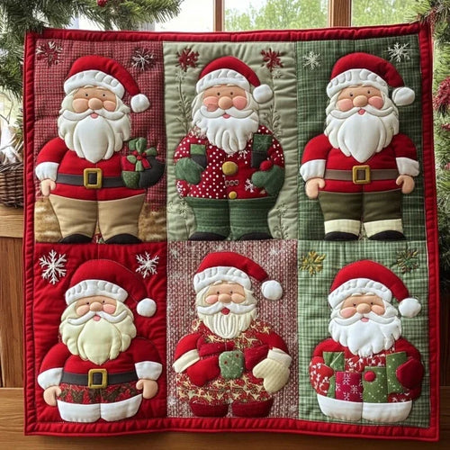 Hohoho Santa Quilt Blanket