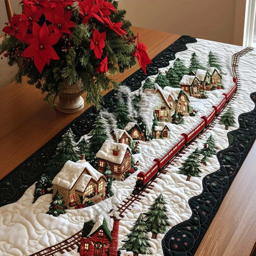 Holiday Bliss Quilted Table Runner