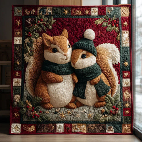 Holiday Couple Quilt Blanket