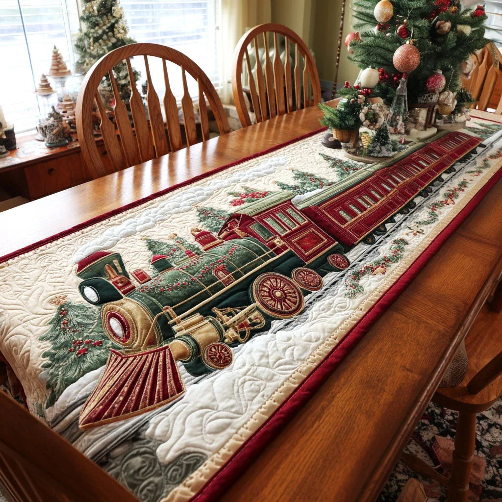 Holiday Express Quilted Table Runner