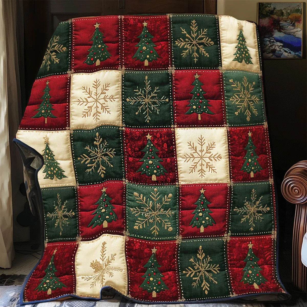 Holiday Glow Quilt Blanket