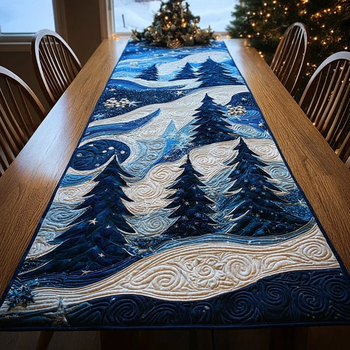Holiday Grove Quilted Table Runner