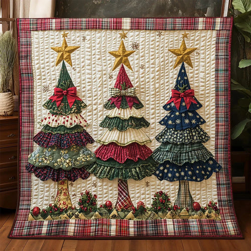 Holiday Patchwork Quilt Blanket