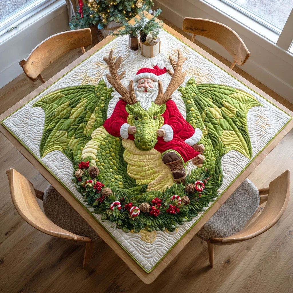 Holiday Scales Quilted Table Topper