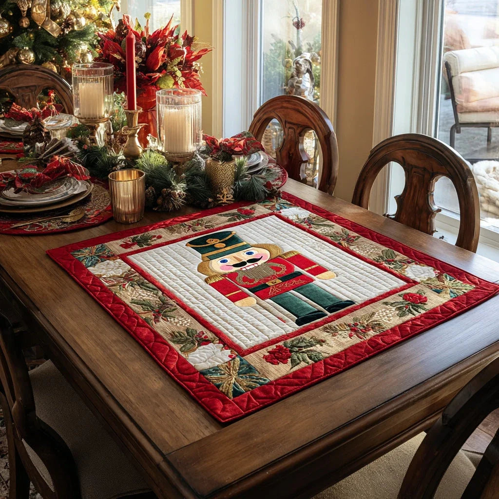 Holiday Soldier Quilted Table Topper