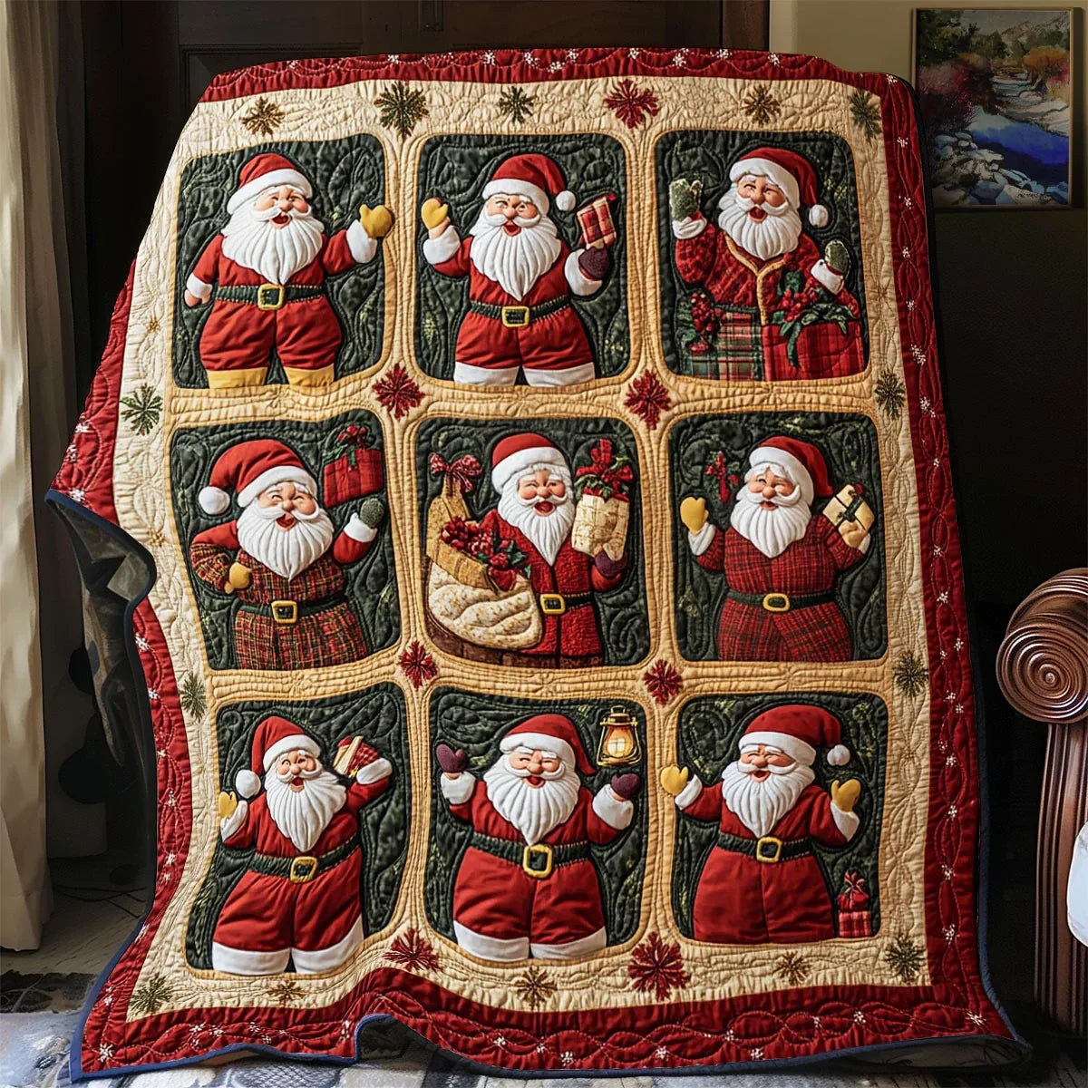 Holiday Spark Quilt Blanket
